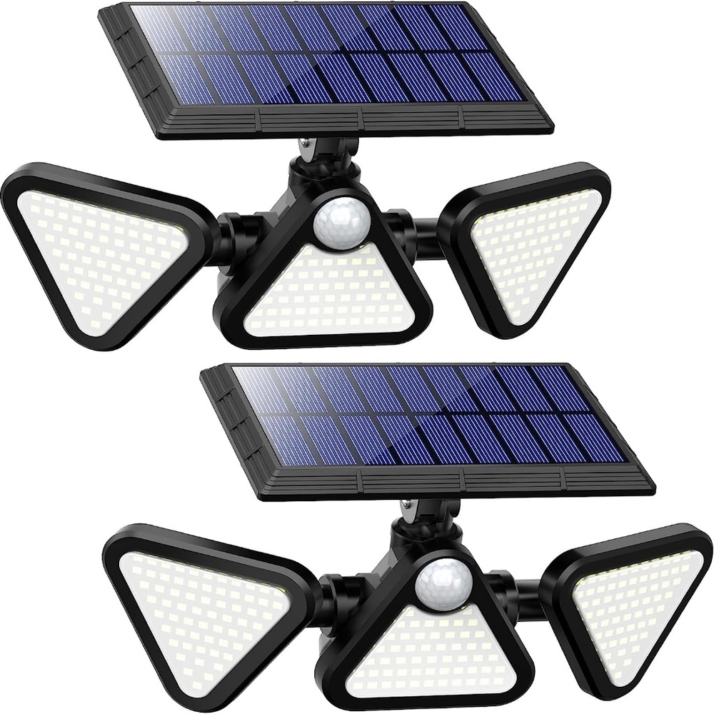 Solar Outdoor Lights, 180LED 6500K Motion Sensor Outdoor Lights